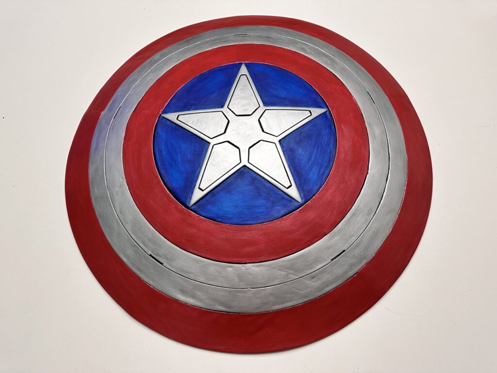 Captain America Shield and Helmet Perfuzion